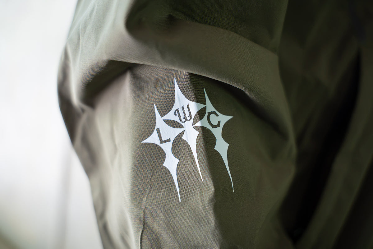 Life With Christ--Rain Jackets--olive green