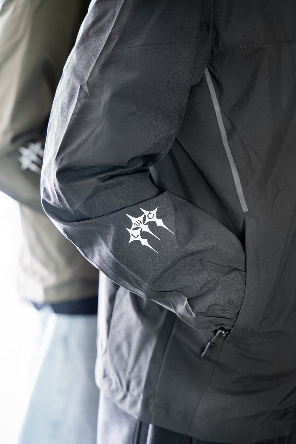 Life With Christ--Rain Jacket--black