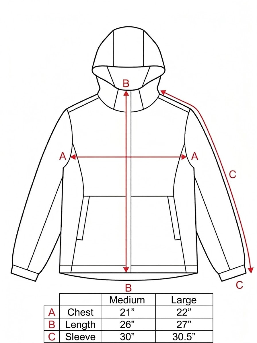 Life With Christ--Rain Jacket--black