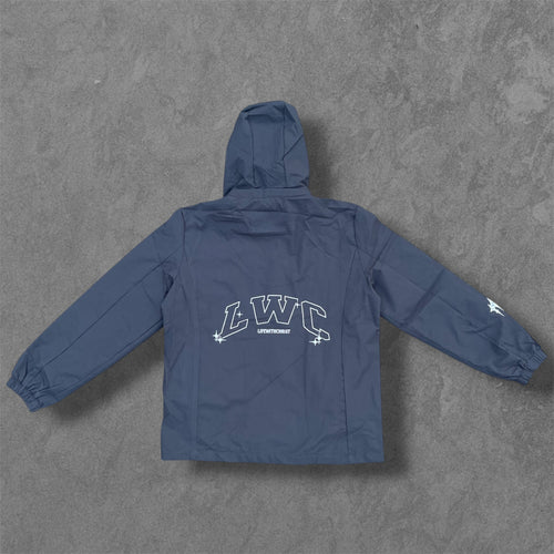 Life With Christ--Rain Jacket--black