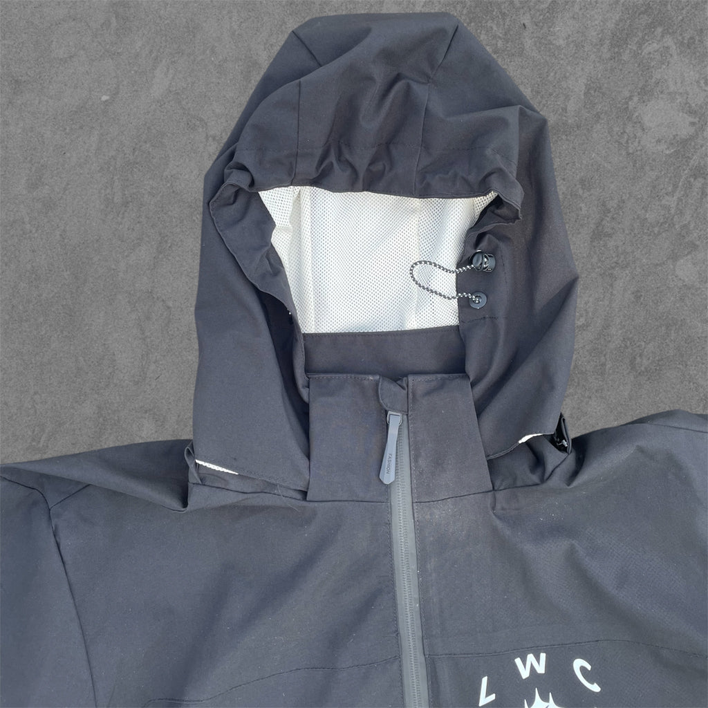 Life With Christ--Rain Jacket--black